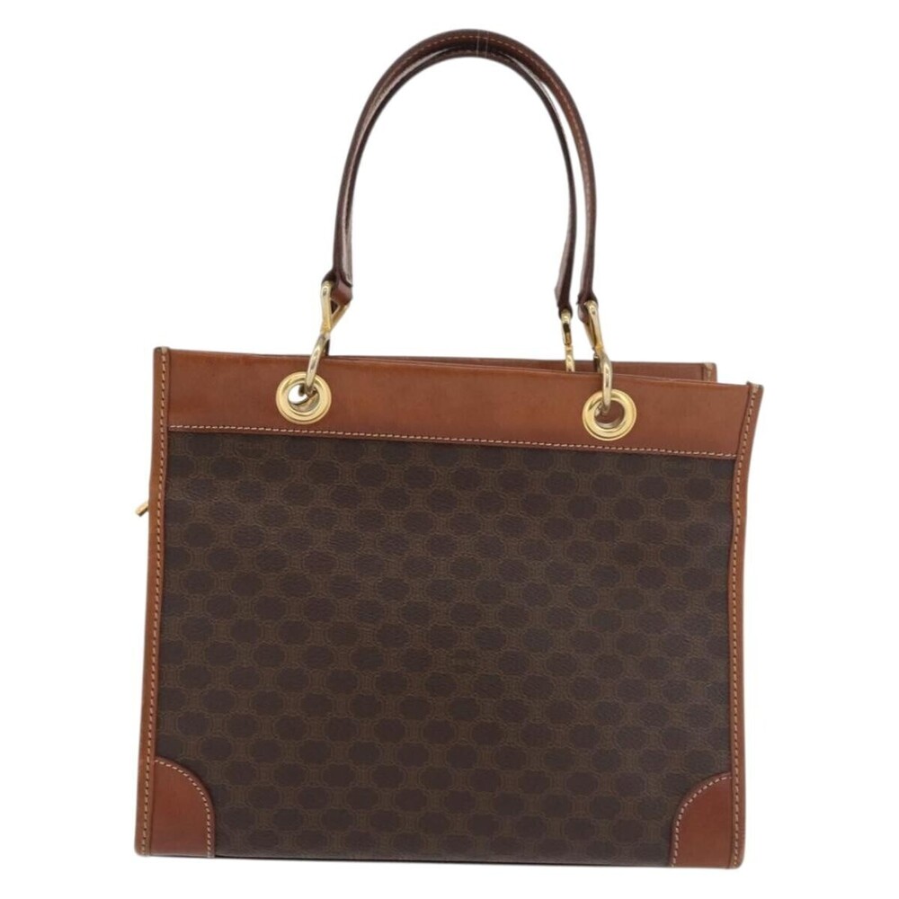 Celine Vintage Macadam Canvas and Leather